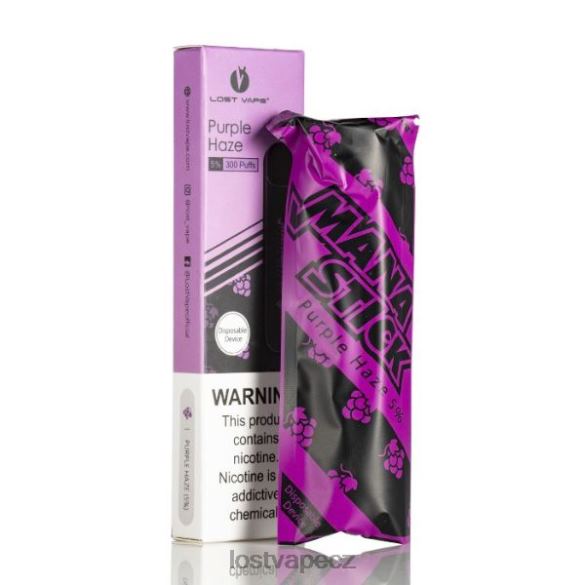 Lost Vape Mana hůl na jedno použití | 300 šluků | 1,2 ml fialový opar 5% HJZ28527 Lost Vape Customer Service