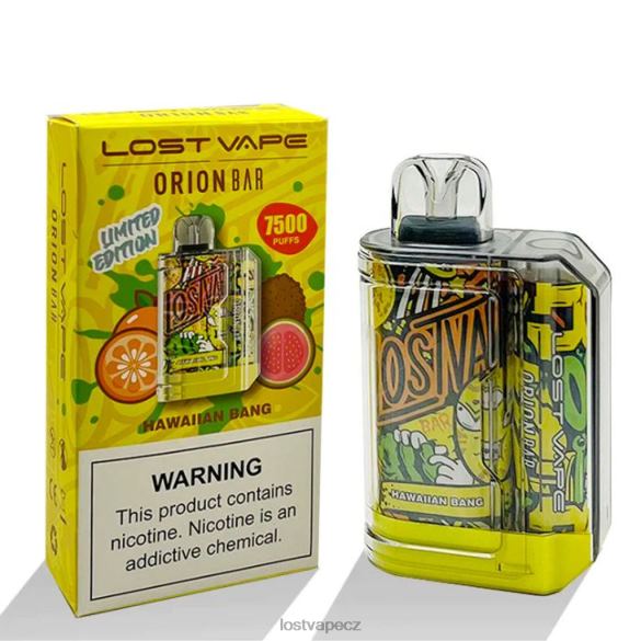 Lost Vape Orion bar na jedno použití | 7500 šluk | 18ml | 50 mg havajský třesk HJZ2897 Lost Vape Customer Service