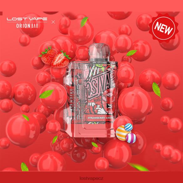 Lost Vape Orion bar na jedno použití | 7500 šluk | 18ml | 50 mg jahodové žvýkání HJZ2891 Lost Vape CZ