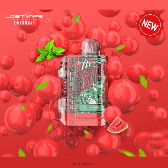 Lost Vape Orion bar na jedno použití | 7500 šluk | 18ml | 50 mg melounová máta HJZ2890 Lost Vape Wholesale