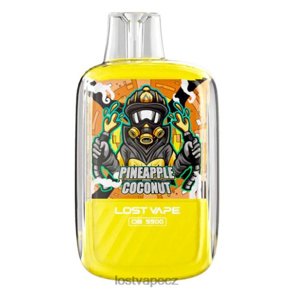 Lost Vape Orion ob5500 5500 vstřiků 14ml 50mg na jedno použití ananasový kokos HJZ28104 Lost Vape Disposable