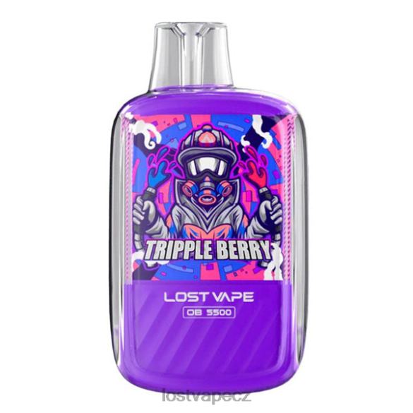 Lost Vape Orion ob5500 5500 vstřiků 14ml 50mg na jedno použití trojitá bobule HJZ28108 Lost Vape Contact CZ
