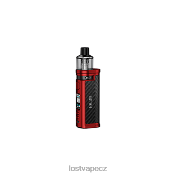 Lost Vape Centaurus q80 pod mod matná červená uhlíková vlákna HJZ28320 Lost Vape Wholesale