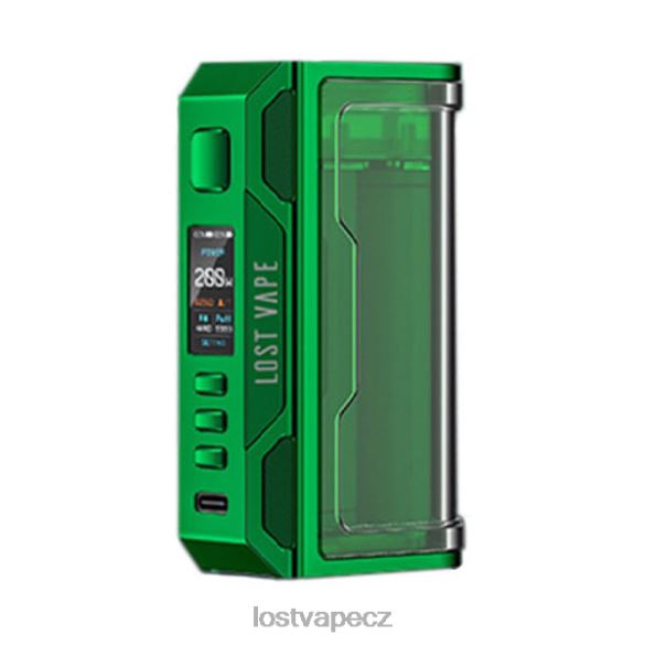 Lost Vape Thelema quest 200w mod zelená/čirá HJZ28185 Lost Vape Price CZ