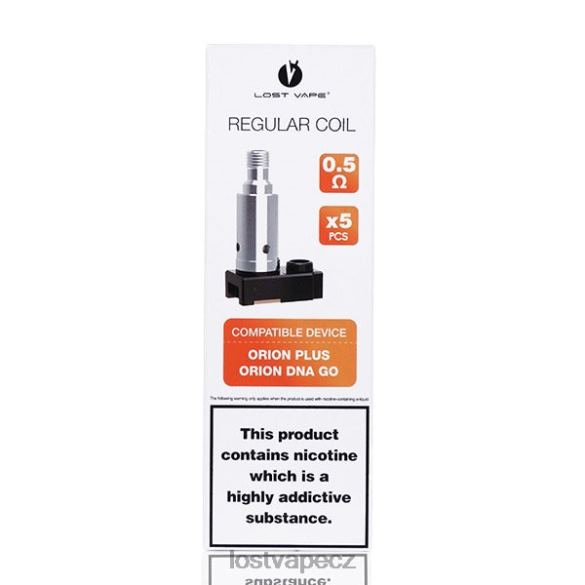 Lost Vape Orion plus náhradní cívky dna (5 balení) 0,25 ohmu HJZ2836 Lost Vape Pods Near Me
