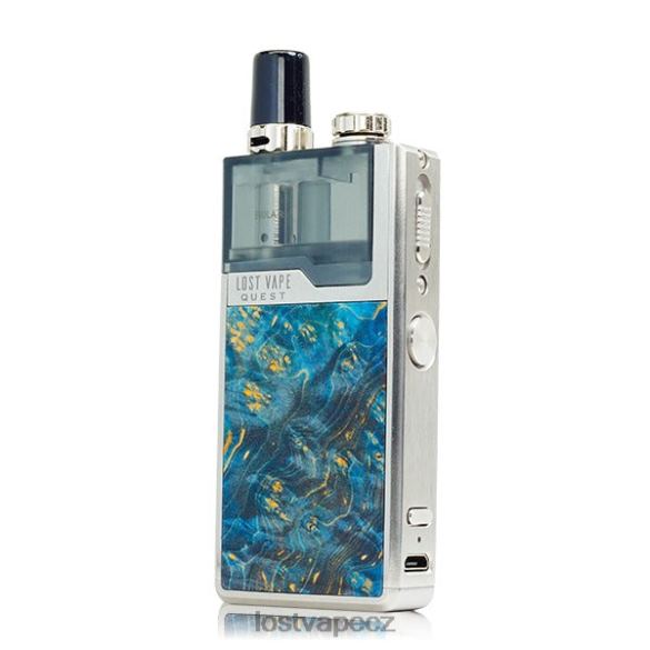 Lost Vape Quest Kompletní sada zařízení orion q pod stříbrná/modrá palice HJZ28476 Lost Vape Pods Near Me
