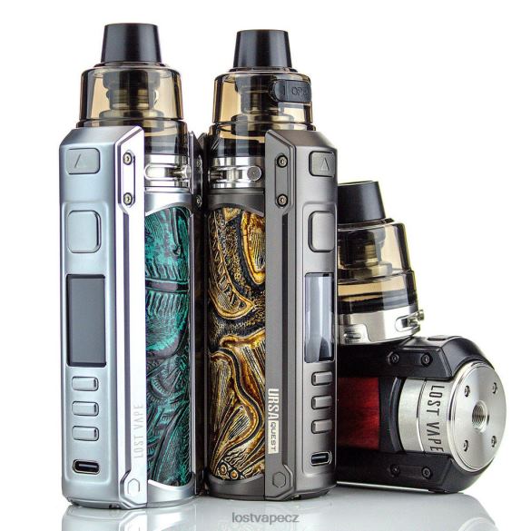 Lost Vape URSA Quest multi kit | 100w černá/krokodýlí kůže HJZ2815 Lost Vape Price CZ